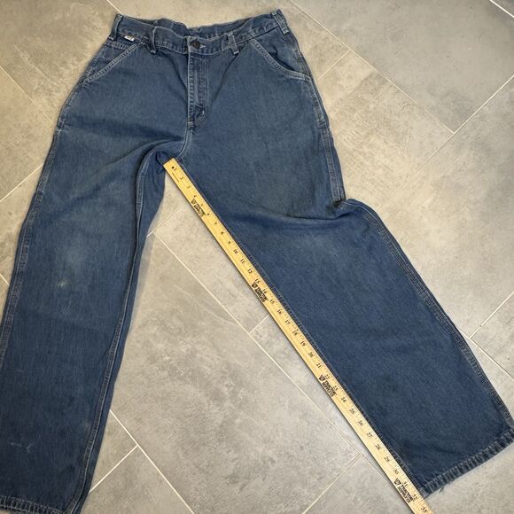 Carhartt Flame Resistant HRC 2 Jeans Men’s 32x32 FRB13 DNM Work Denim - Picture 9 of 16